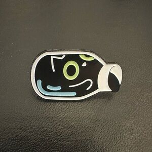 Cat in Bottle Pin